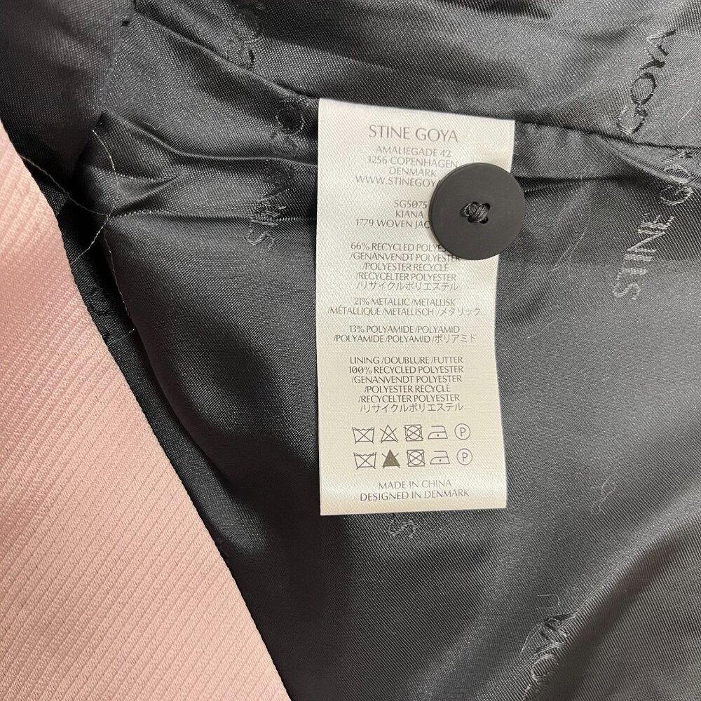 NWOT Stine Goya Kiana Rose Jacquard Pink Jacket Size M - Picture 13 of 16